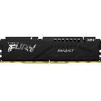 Оперативная память Kingston Fury Beast, DDR5, 16Gb (1x16Gb), 6400MHz, CL32, DIMM, с радиатором, черный