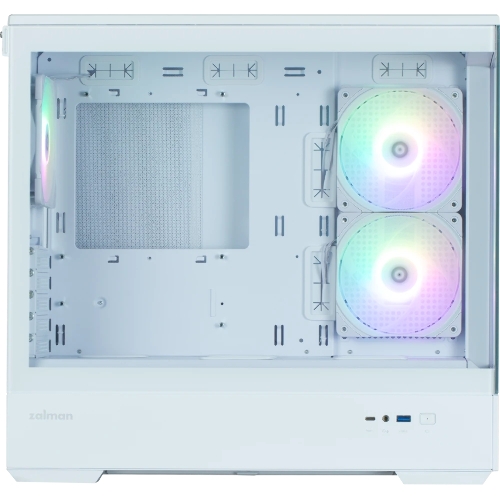 Компьютерный корпус ZALMAN P30 V2, MATX, белый, WINDOW, 2x3.5