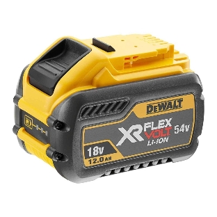 Аккумулятор DeWalt DCB548-XJ 54 В XR FLEXVOLT Li-Ion, нарпяжение: 18 и 54 В, 12.0 Ач, XR 18.0 В