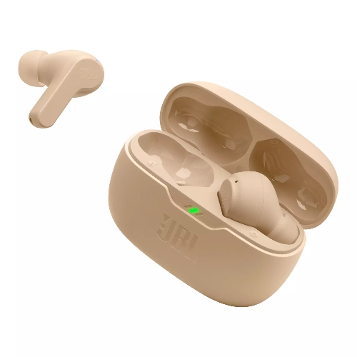 Наушники TWS JBL Wave Beam песочный, внутриканальные, Bluetooth, быстрая зарядка, до 8 ч