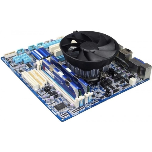 Кулер для процессора DEEPCOOL GAMMA HUNTER V2 черный/серебристый, 120 мм, алюминий, 1600 об/мин, 21 дБ, 3 pin, 95 Вт, 63.5 мм GAMMAHUNTER