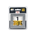 Рамка 1-местная IEK BRITE РУ-1-1-БрА (BR-M12-M-K47) металл алюминий
