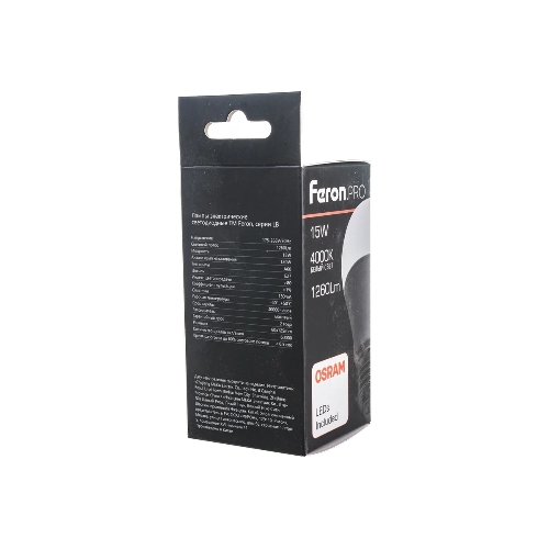 Лампа светодиодная Feron PRO LB-1015 15Вт Е27 белый