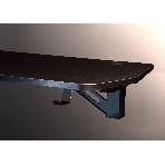 Стол игровой Cactus CS-GMD-BK-RGb столешница МДФ, черный каркас черный 136x60x75 см