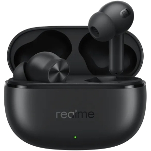 Наушники TWS Realme Buds T200x черный, внутриканальные, Bluetooth, до 30 ч