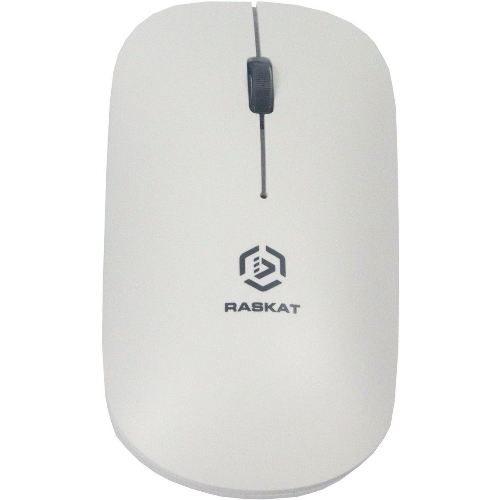 Мышь беспроводная Raskat M003WR белый, 2400 dpi, радиоканал, Bluetooth, USB, кнопки - 3