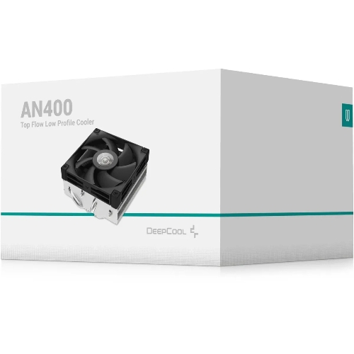 Кулер для процессора DEEPCOOL AN400, 92 мм, алюминий/медь, 2950 об/мин, 23.2 дБ, 4 pin, 150 Вт, 52.5 мм