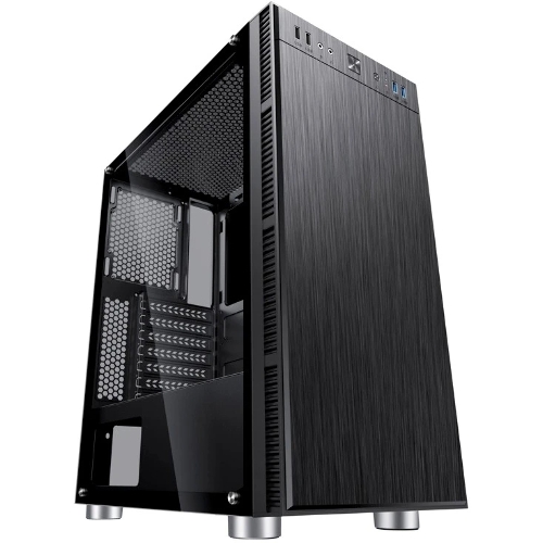 Компьютерный корпус Accord 3407 черный без БП ATX 2xUSB 2.0 2xUSB 3.0 audio bott PSU
