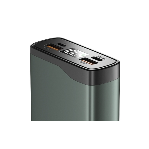 Портативный аккумулятор OLMIO QL-20, 20000mAh, 22.5W, QuickCharge3.0/PowerDelivery, LCD, серый