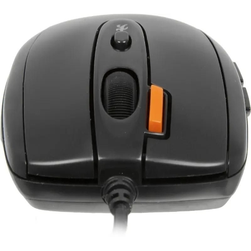 Мышь проводная A4Tech N-70FX черный, 1600 dpi, USB, кнопки - 7