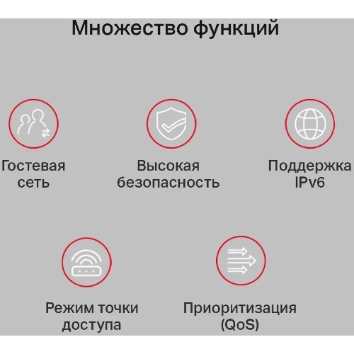 Роутер беспроводной Mercusys AC10 AC1200 10/100BASE-TX белый