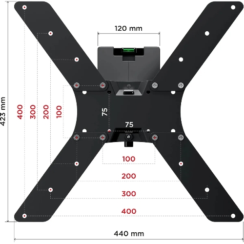 Кронштейн Holder LCD-5520-B черный 