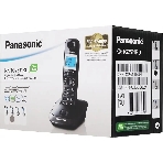 Телефон беспроводной (DECT) Panasonic KX-TG2511RUM (металик) АОН, Caller ID,спикерфон на трубке,переход в Эко режим одним нажатием