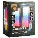 Акустическая система RGb 2.0 + Bluetooth, Qumo Charisma (ВТ 0054), 15ВТ, объемное звучание, отключаемая многорежимная RGb подсветка, USB+Jack 3,5мм