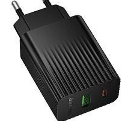 Сетевое зарядное устройство BOROFONE (6941991122873) BAS76A 1USB+1Type-C 3.0A QC3.0 PD 30W черный