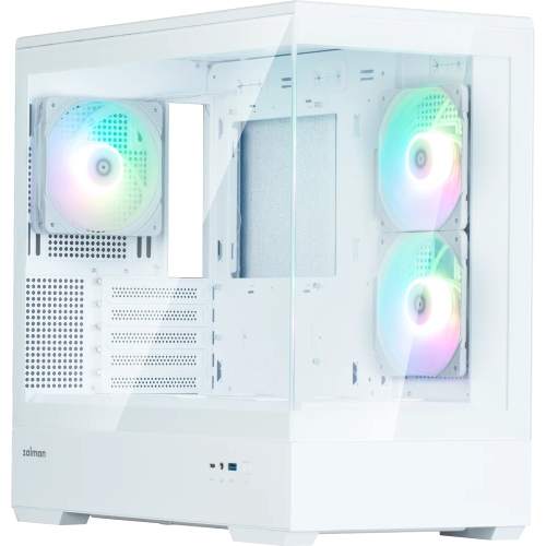 Компьютерный корпус ZALMAN P30 V2, MATX, белый, WINDOW, 2x3.5