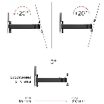 Кронштейн Holder LCD-5520-B черный 