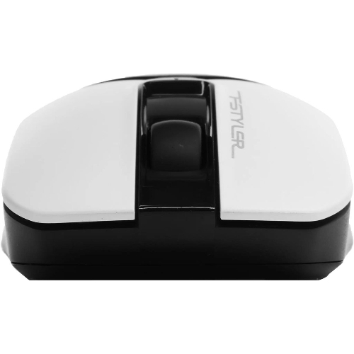Мышь беспроводная A4Tech Fstyler FB12 белый/черный, 1200 dpi, радиоканал, Bluetooth, USB, кнопки - 3