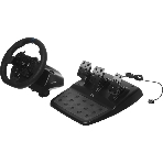 Руль Logitech G923 10кноп. (с педалями) черный