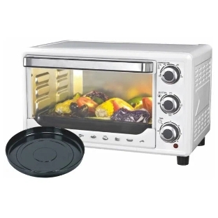 Мини-печь Sakura SA-7000WP 27л, духовка 1500Вт, механ.управление, белый