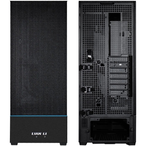 Компьютерный корпус MidiTower Lian Li SUP 01 черный RGb (ATX, без БП, ARGb, 2xUSB3.2 Type-A + USB3.2 Type-C) (G99.SUP01X.00)