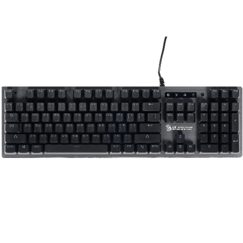 Клавиатура проводная A4Tech B760 механическая черный/серый USB Gamer LED