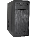 Компьютерный корпус Miditower ExeGate XP-332 Black, ATX, (XP500, Black,120мм), 2*USB, Audio