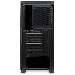Компьютерный корпус без блока питания Case HSPD M740, Mesh Mid Tower, черный, TG, 0.6 SPCC, no fans, E-ATX, ATX, mATX, mITX, 170/400/200мм, 4x2.5