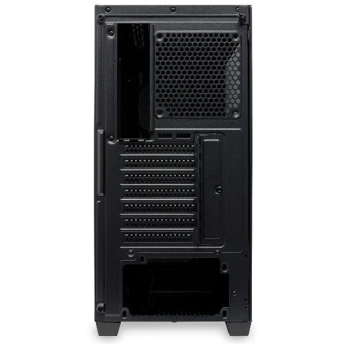 Компьютерный корпус без блока питания Case HSPD M740, Mesh Mid Tower, черный, TG, 0.6 SPCC, no fans, E-ATX, ATX, mATX, mITX, 170/400/200мм, 4x2.5
