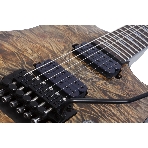 Электрогитара SCHECTER OMEN ELITE-6 FR CHAR - электрогитара 6-струнная, Charcoal (CHAR) - древесный