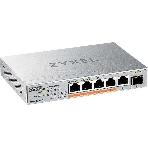 Коммутатор Zyxel XMG-105HP-EU0101F (L2) 5x2.5 Гбит/с 1SFP+ 4PoE++ 70W неуправляемый