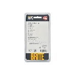 Рамка 2-местная IEK BRITE РУ-2-1-БрЧ (BR-M22-M-K02) металл черный