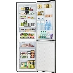 Холодильник Hitachi R-BG410PUC6X GBK черный двухкамерный 215/105л морозилка снизу, No Frost