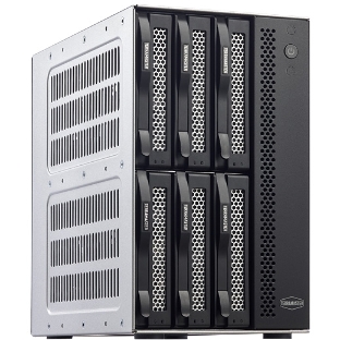 Сетевое хранилище TerraMaster D6-320 DAS tower/JBOD,RAID0,1/up to 2 SATA(3,5' or 2,5')/1xUSB3.2 Type-C gen2/1xPS/1YW