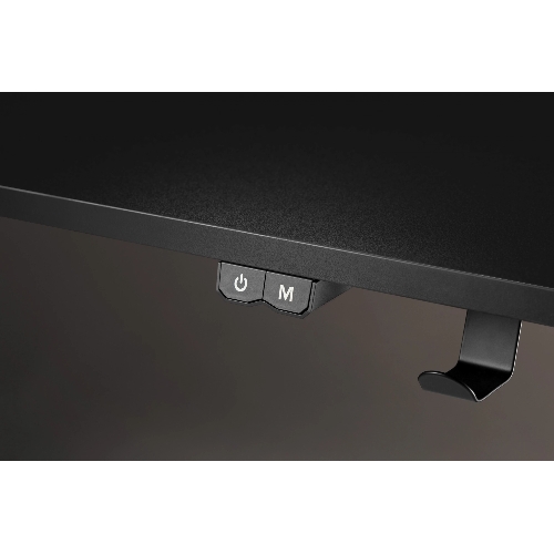 Стол игровой Cactus CS-GMD-BK-RGb столешница МДФ, черный каркас черный 136x60x75 см
