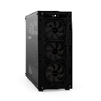 Компьютерный корпус Miditower ExeGate i3 BASE-NPX700 (ATX, БП 700NPX с вент. 12 см, с окном, 1*USB+1*USB 3.0, аудио, 4 вент. 12см с RGb подсветкой)