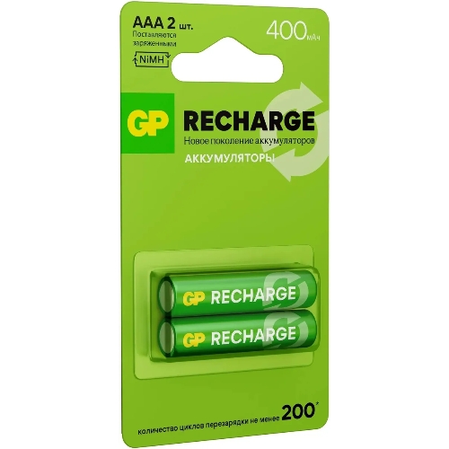 Аккумулятор GP Smart Energy 40AAAHCV-2CRSBC2 AAA NiMH 400mAh (2шт)