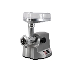 Мясорубка электрическая Sakura SA-6411 Professional серый, 2400 Вт, 2.5 кг/мин, реверс, защита от перегрузки, насадки - 5