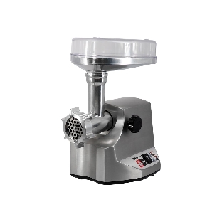 Мясорубка электрическая Sakura SA-6411 Professional серый, 2400 Вт, 2.5 кг/мин, реверс, защита от перегрузки, насадки - 5