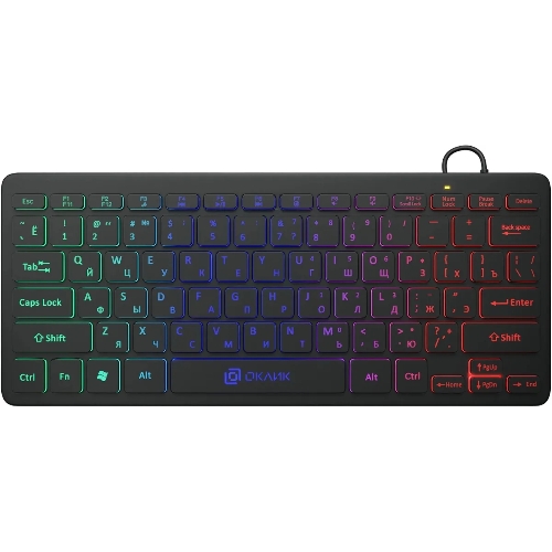 Клавиатура проводная Oklick Oklick 300S черный USB