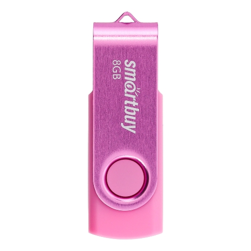 Флешка USB Smartbuy Twist Pink (SB008Gb2TWP), 8Gb, USB 2.0, R/W 15/5, розовый