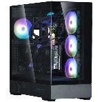 Компьютерный корпус ZALMAN P40 Prism, ATX, черный, WINDOW, 2x3.5