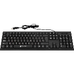 Комплект клавиатура+мышь Oklick 620M проводной, USB, 1200 DPI, чёрный