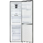 Холодильник Hitachi R-BG410PUC6X GBK черный двухкамерный 215/105л морозилка снизу, No Frost
