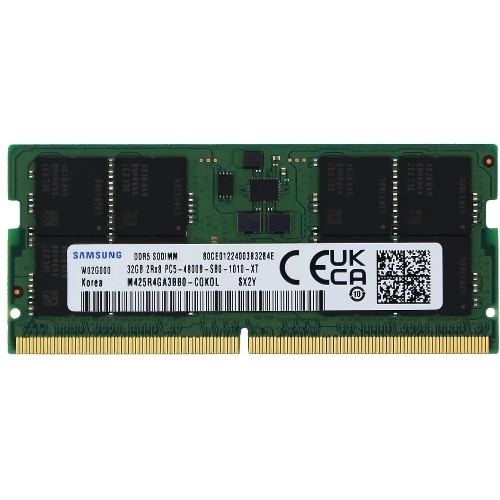 Оперативная память Samsung, DDR5, 32GB (1x32GB), 4800MHz, CL40, SO-DIMM