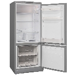 Холодильник Indesit ES 15 GA серебристый двухкамерный 189/54 л морозилка снизу