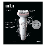 Электрический эпилятор BRAUN SES9-000 розовое золото/белый