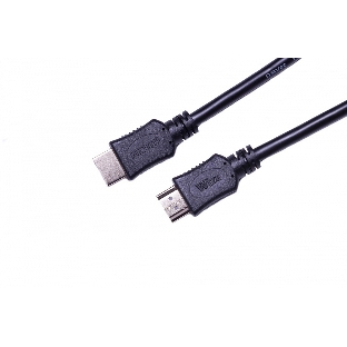 Кабель HDMI C-HM-HM-5M Wize, 5 м, v.2.0, 19M/19M, позол.разъемы, экран, черный, пакет