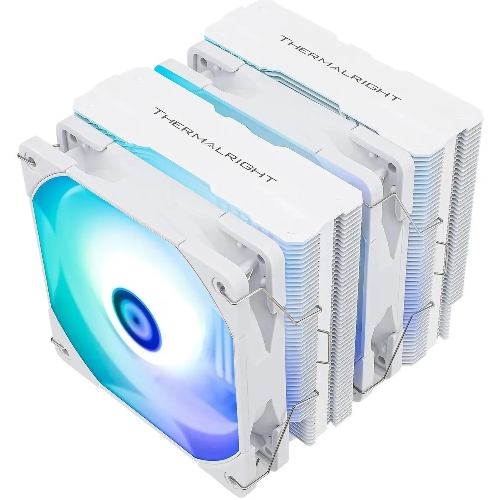 Устройство охлаждения(кулер) Thermalright Peerless Assassin 120 White ARGb Soc-AM5/AM4/1151/1200/2066/2011/1700 белый 4-pin 25.6dB Al+Cu 750gr Ret (PA120-WH-ARGb)