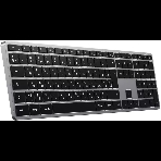 Клавиатура Satechi Slim X3 беспроводная, Bluetooth, серый